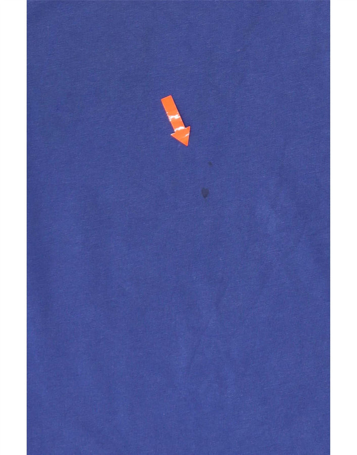 Champion Herre grafisk T-shirt Top Medium Blue Bomuld