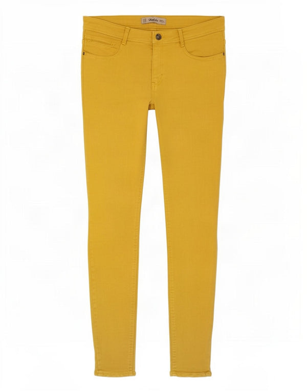 Zara Dame Trafaluc Skinny Jeans EU 38 Small W28 L30 Gul