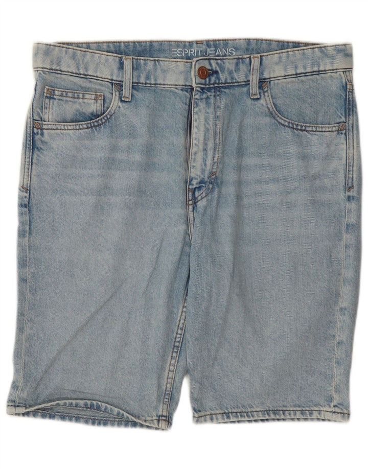 Esprit Herre Denim Shorts W33 Medium Blue Bomuld