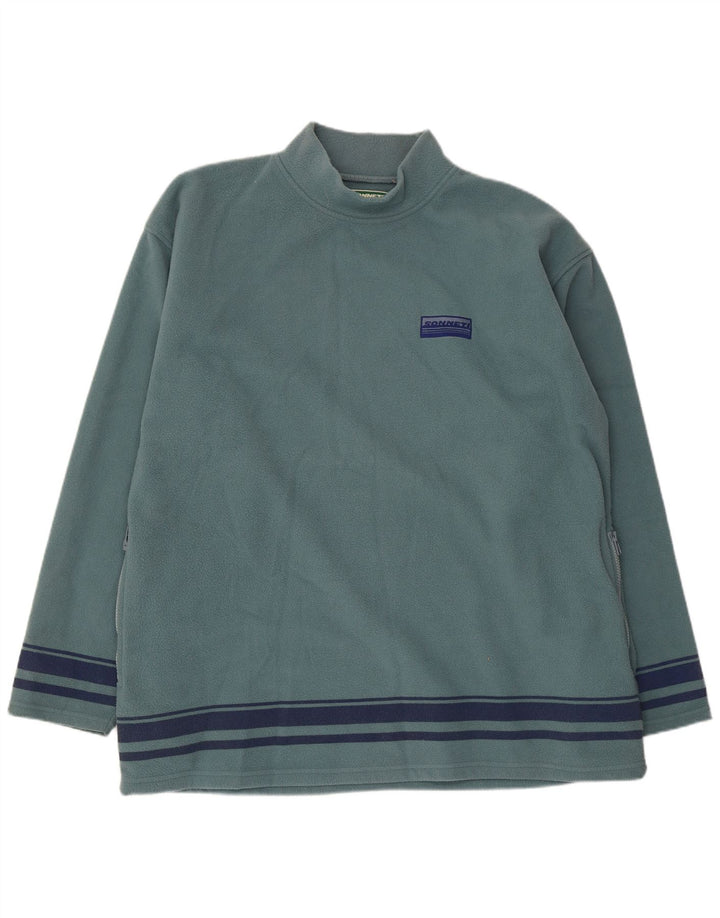 SONNETI Fleecetrøje til mænd 4XL blå stribet polyester