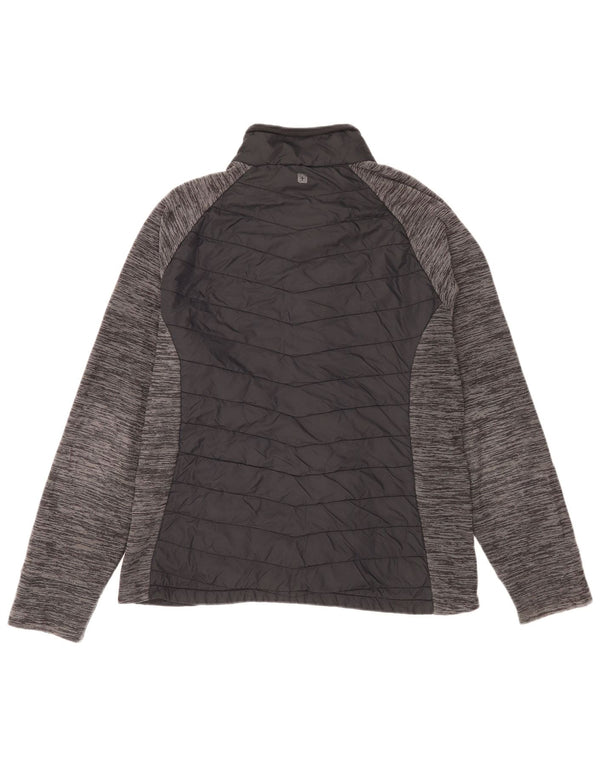 Mountain Warehouse Dame træningsdragt Top jakke UK 18 XL Sort Flecked Nylon