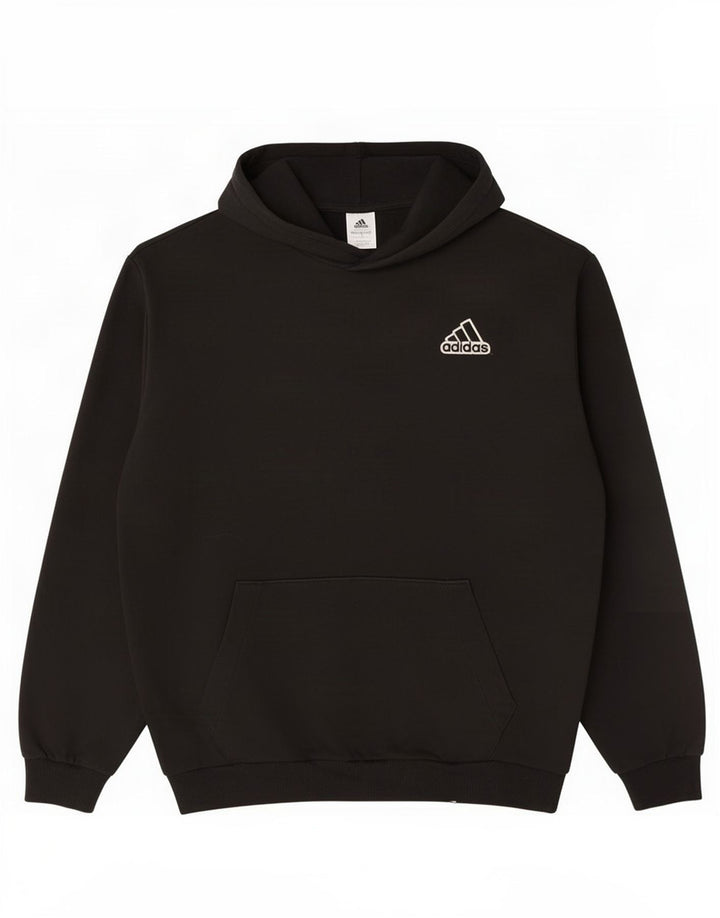 Adidas Herre hættetrøje Jumper Medium Sort Bomuld