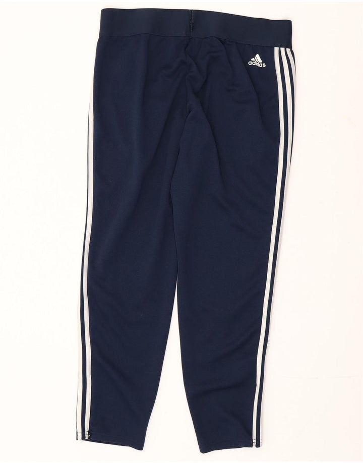 Adidas Træningsdragtsbukser til kvinder UK 16/18 Large Navy Blue Polyester