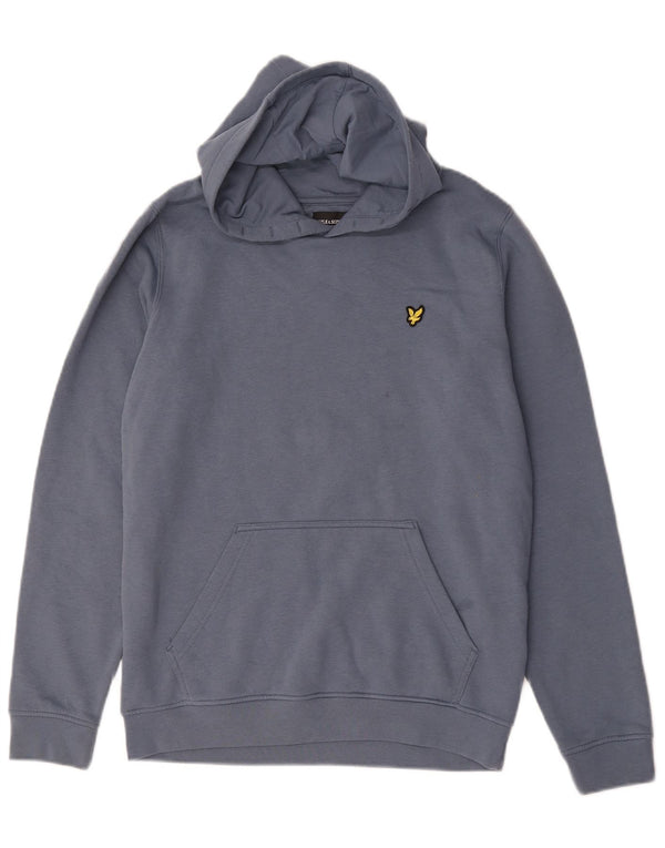 Lyle & Scott drenge hættetrøje 14-15 år blå bomuld