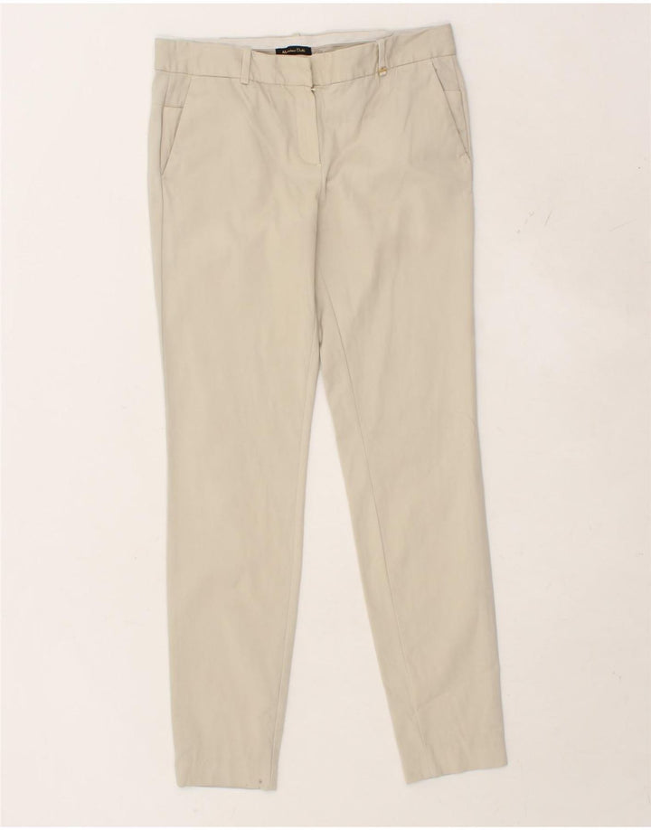 MASSIMO DUTTI Womens Slim Chino Trousers EU 38 Medium W30 L29 Beige Vintage Massimo Dutti and Second-Hand Massimo Dutti from Messina Hembry 