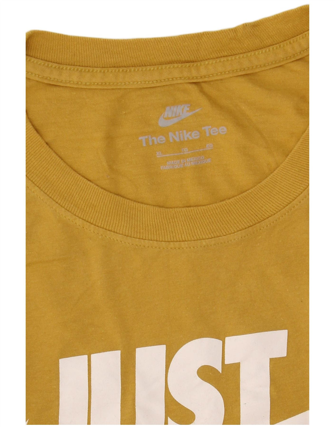 Nike grafisk T-shirt top til mænd XL gul