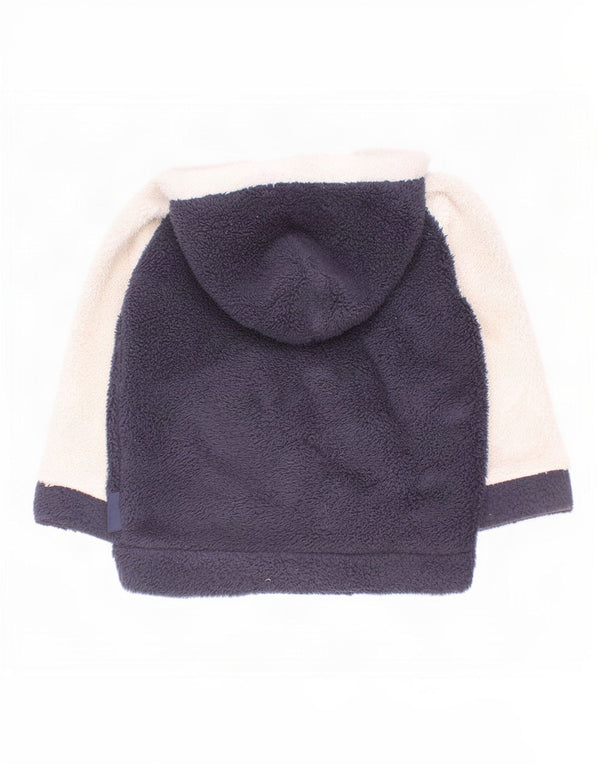 Champion Baby Boys Fleecejakke med hætte 18-24 måneder Navy Blue Colourblock