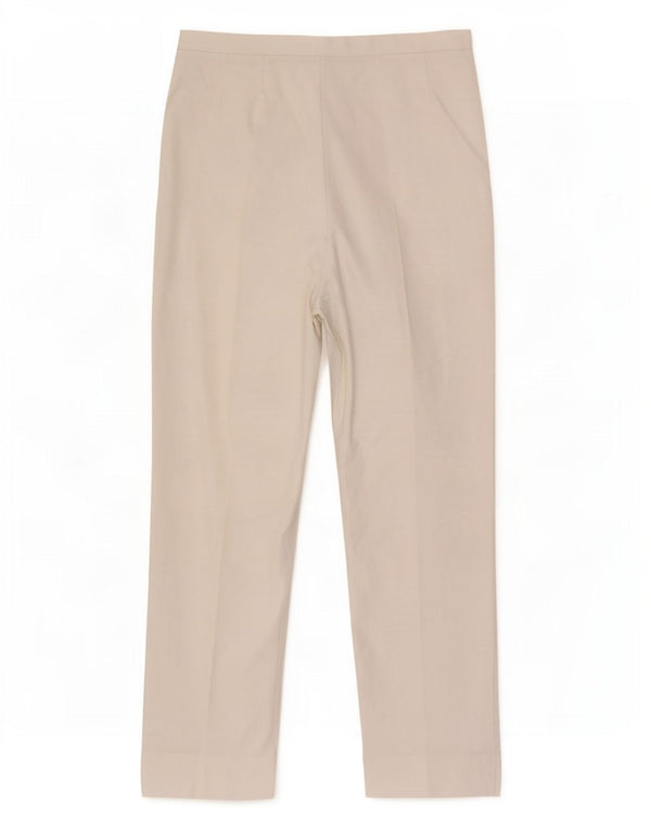 Marks & Spencer Womens Straight Casual Trousers UK 18 XL W36 L29 White