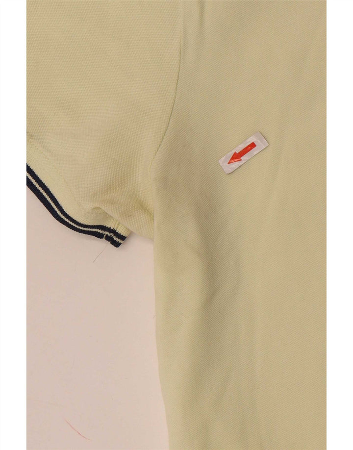Blauer herre poloshirt XL gul bomuld
