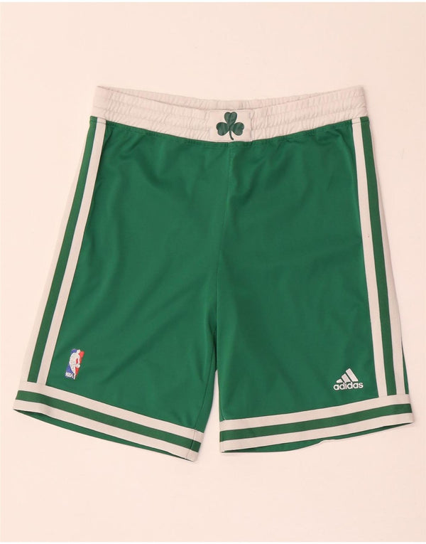 Adidas Boys Boston Celtics Sports Shorts 11-12 år Grøn Colourblock