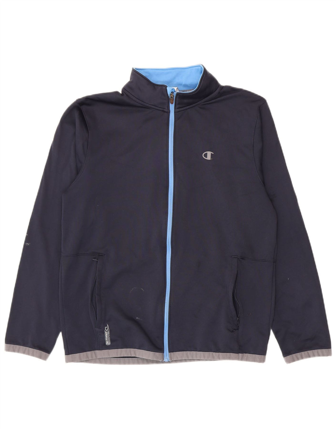 Champion Herre træningsdragt Topjakke Medium Navy Blue Colourblock Polyester