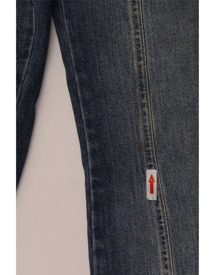 Vintage Dame Bootcut Jeans W28 L31 Marineblå