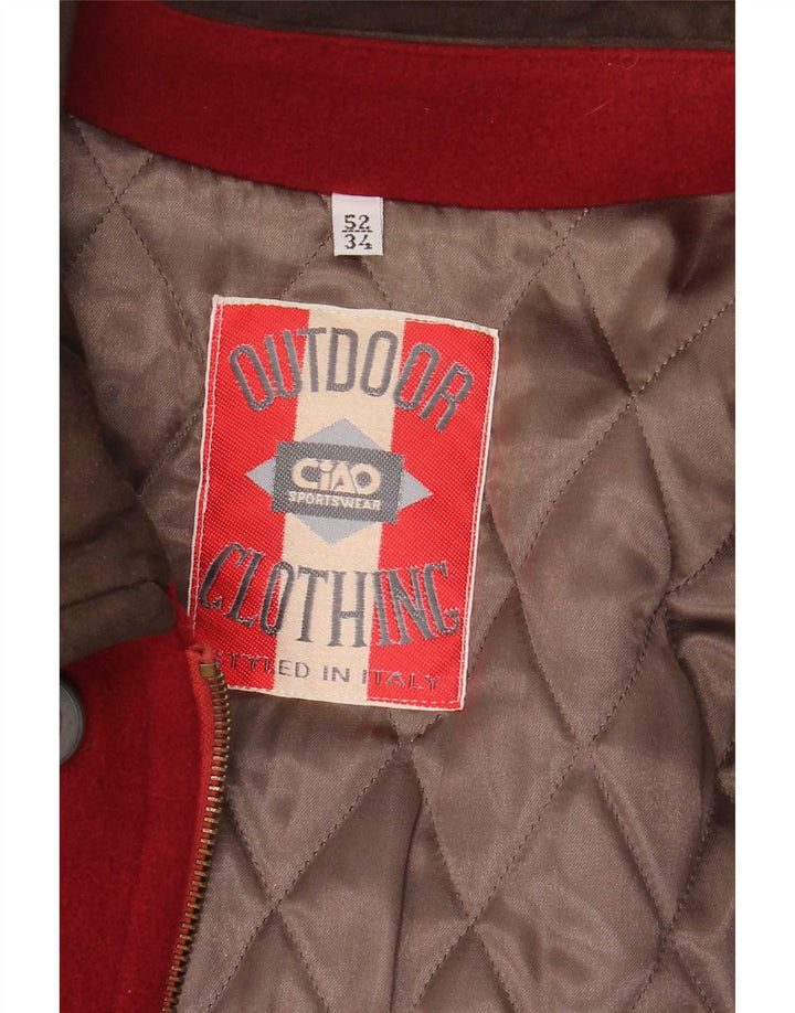 Ciao Herre Overfrakke IT 54 XL Rød Uld