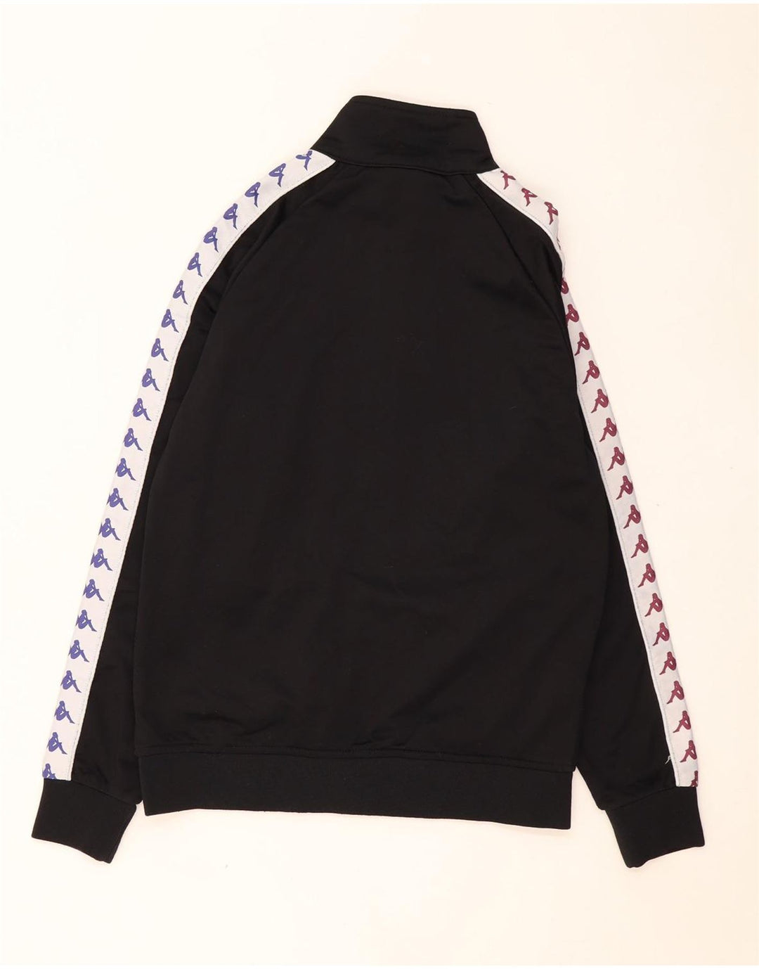 KAPPA Herre grafisk træningsdragt Topjakke Medium Sort Colourblock Polyester