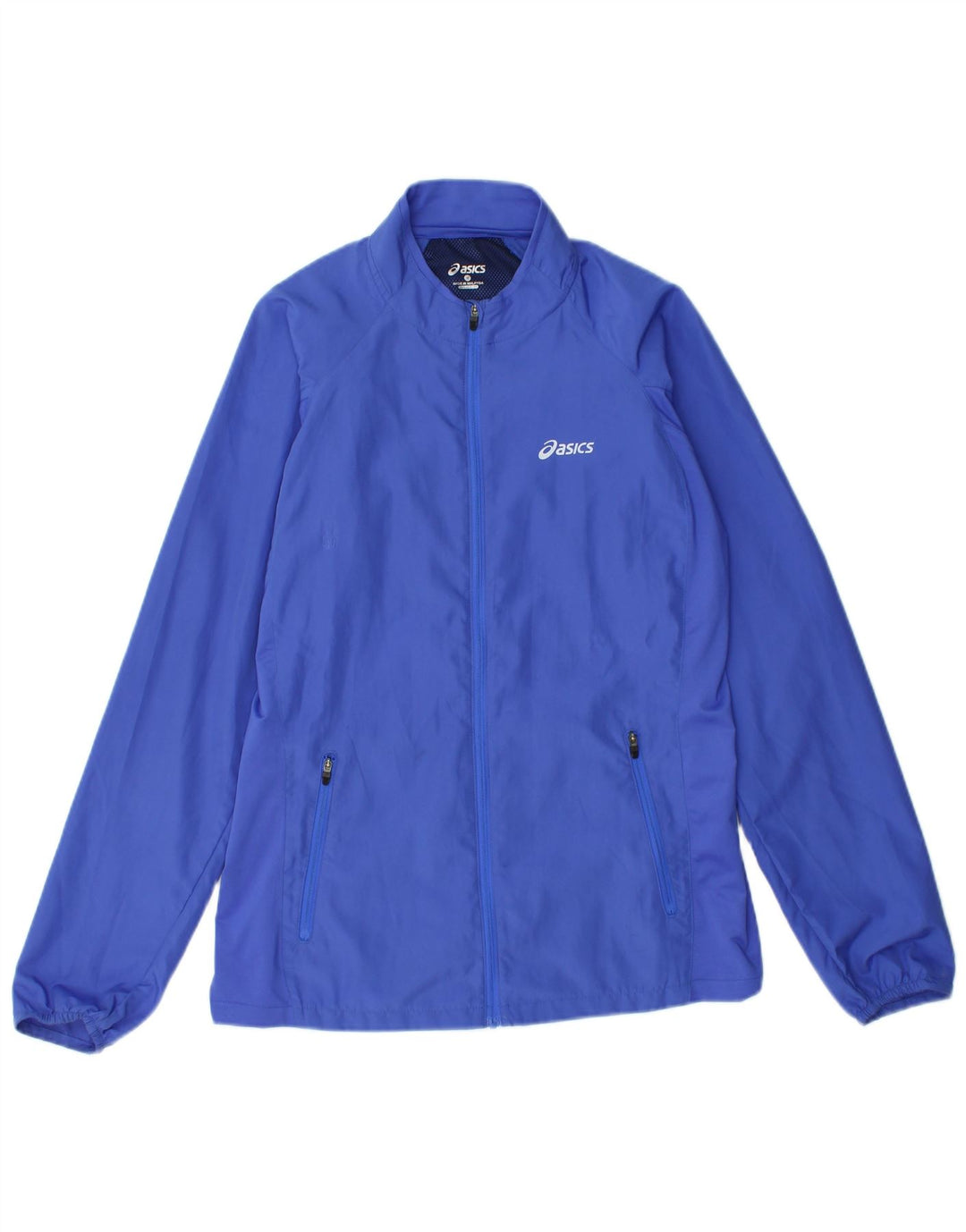 ASICS træningsdragt topjakke til kvinder UK 12 Medium Blue Polyester