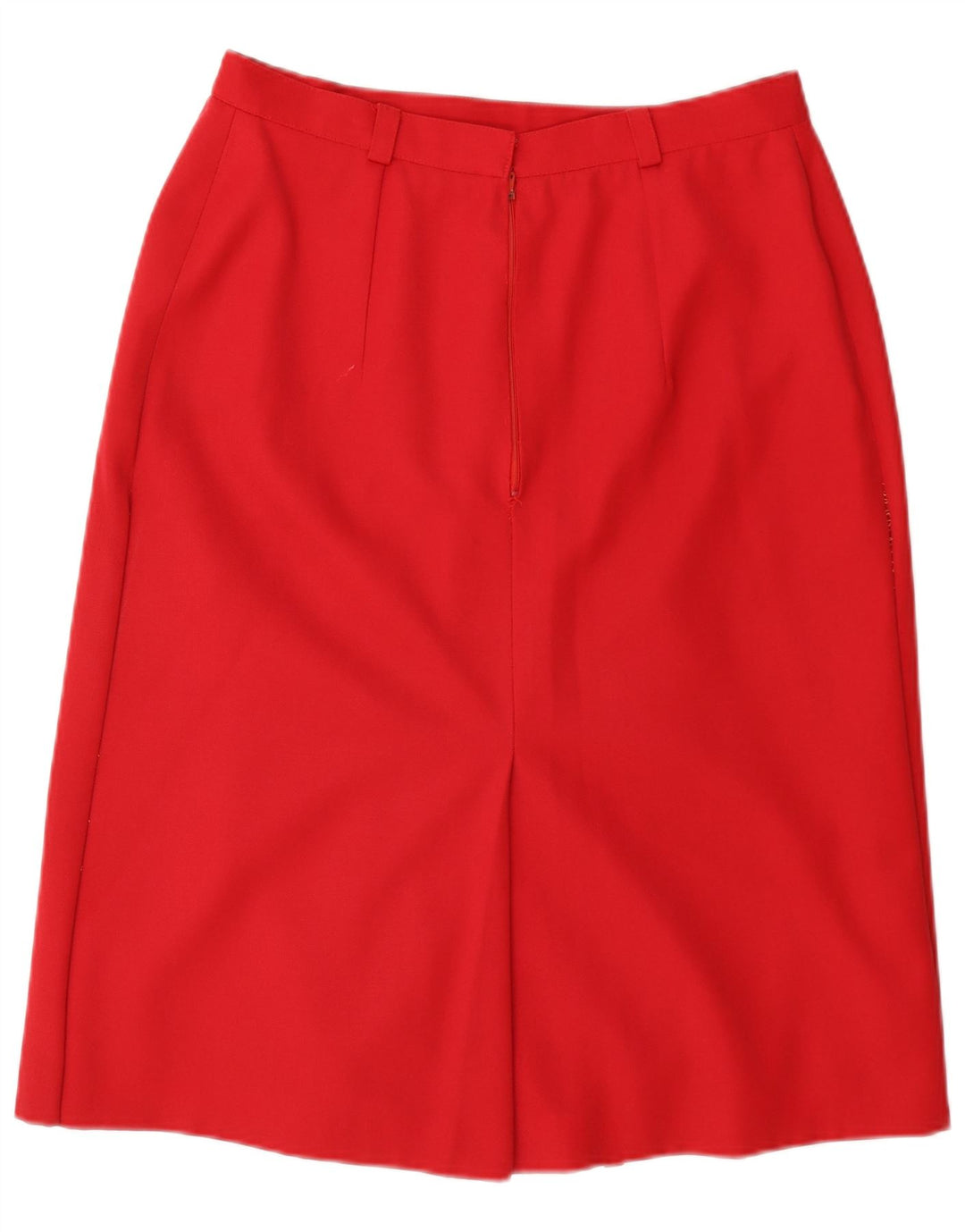 Vintage A-line nederdel til kvinder W30 Medium rød uld