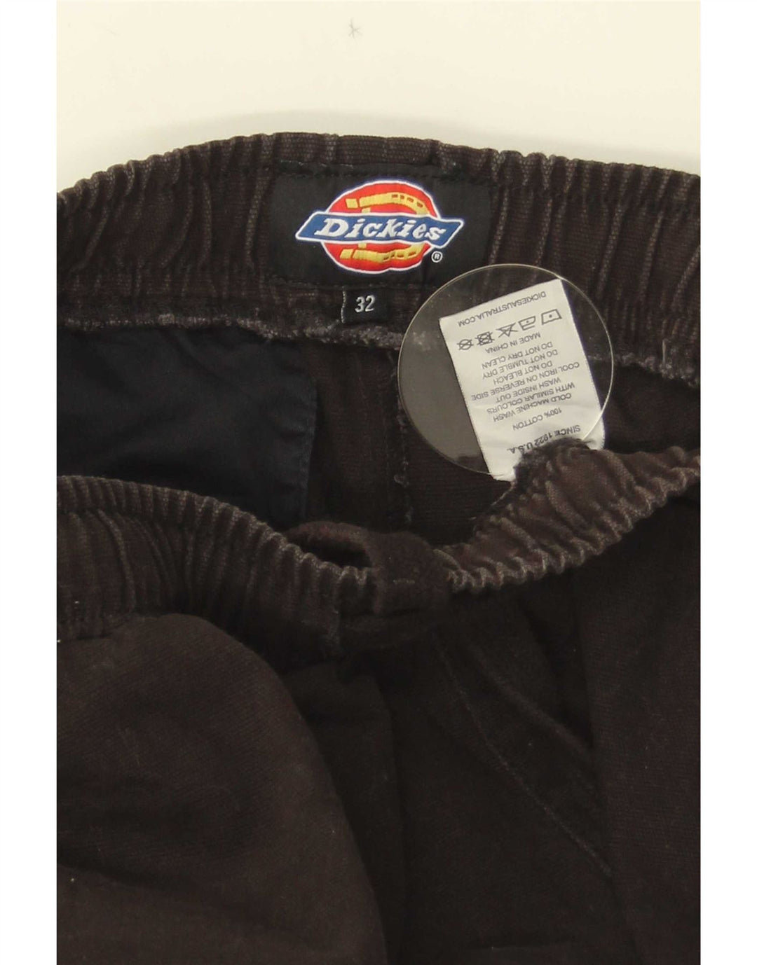 Dickies Herre Tapered Cargo Bukser W32 L27 Sort Bomuld