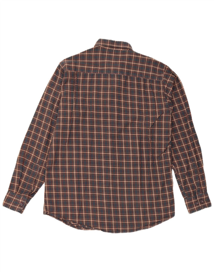 Levi's herre Slim Fit skjorte XL marineblå ternet