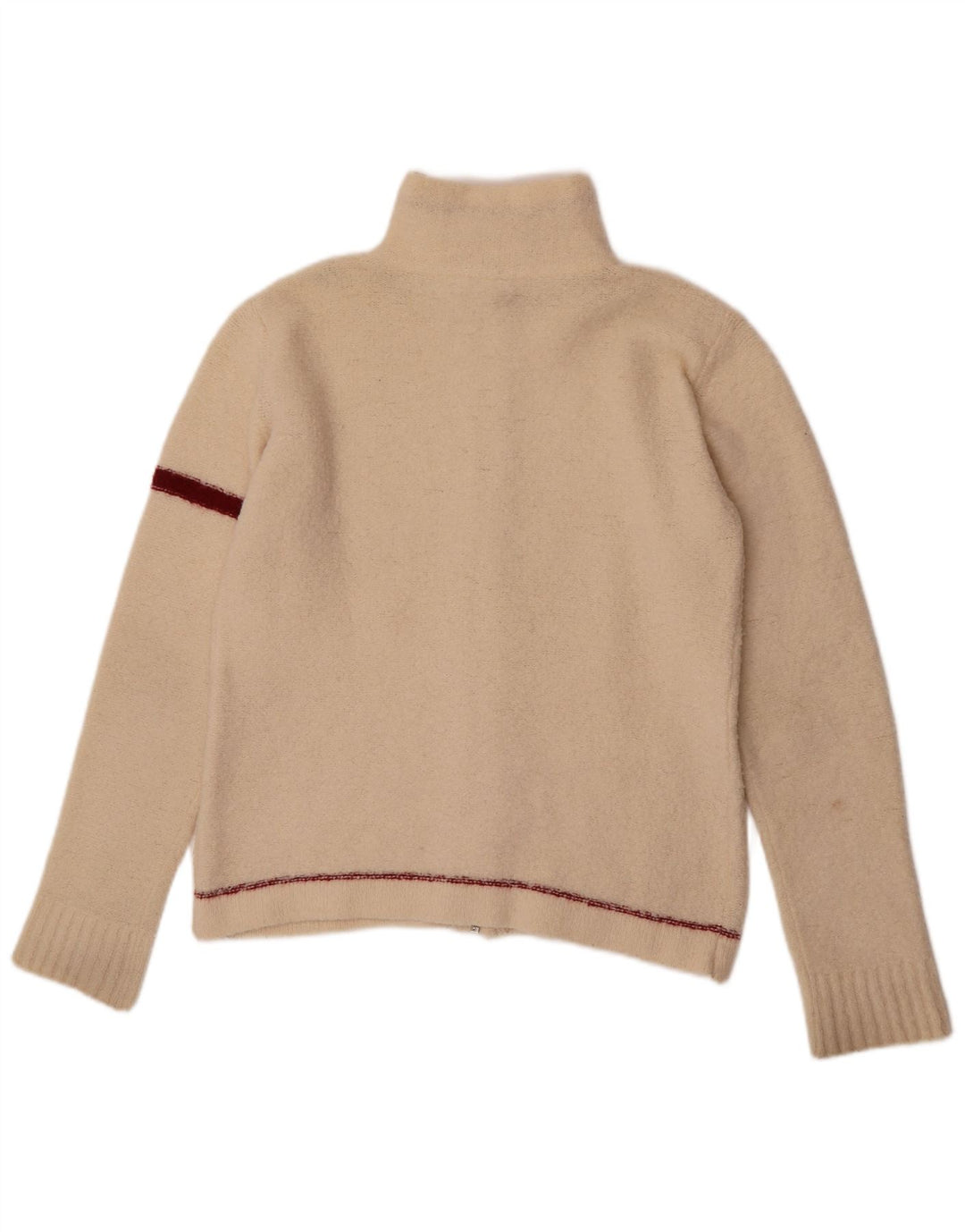 Murphy & Nye Dame Cardigan Sweater UK 14 Medium Off White Colourblock