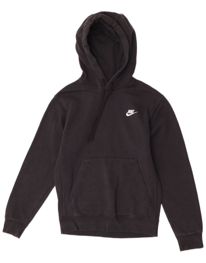 Nike Mens Hoodie Jumper XS Black Cotton