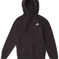 Nike Mens Hoodie Jumper XS Black Cotton