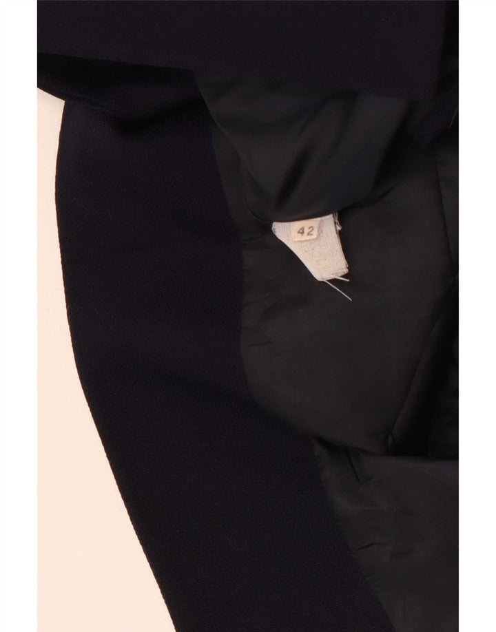 Vintage Damevest IT 42 Medium Navy Blue