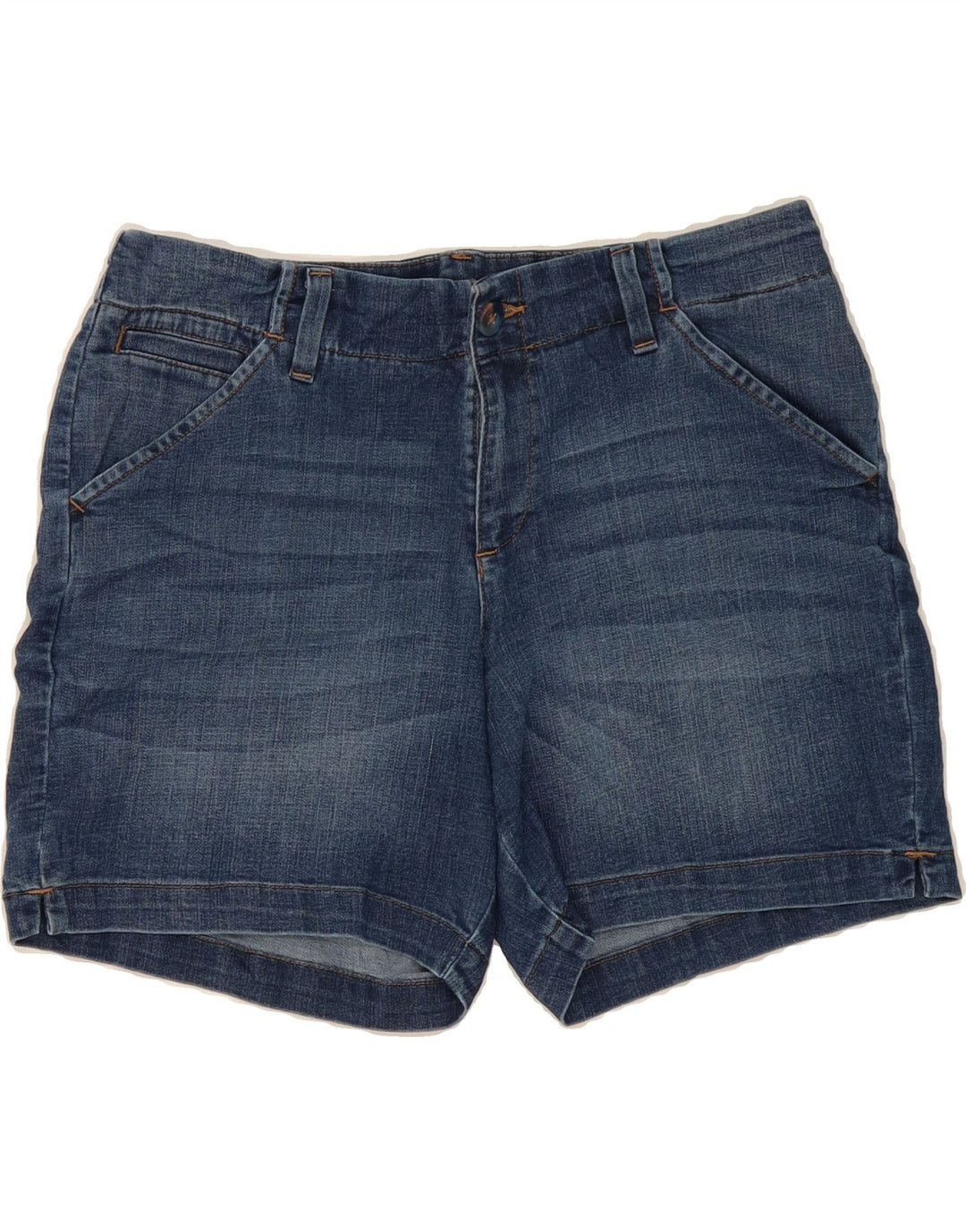 LEE Womens Mid Rise Denim Shorts US 12 Large W32  Blue Cotton Vintage Lee and Second-Hand Lee from Messina Hembry 