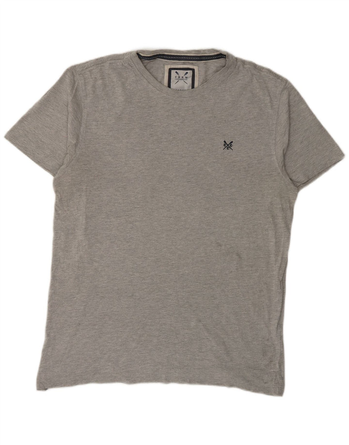 Crew Clothing Herre T-Shirt Top Stor Grå Bomuld