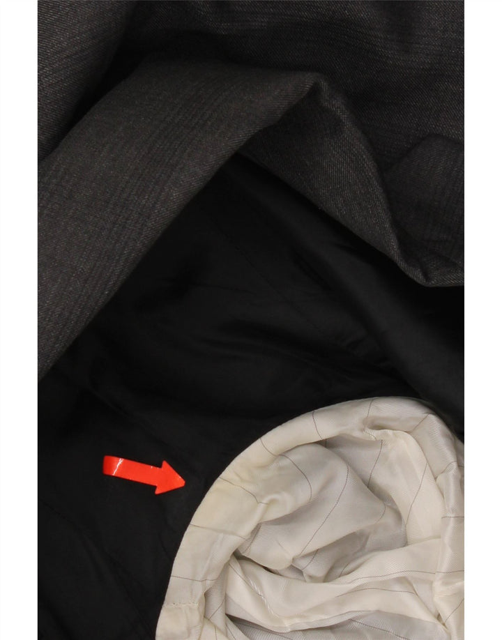 Prada Herre 2-knaps blazerjakke IT 56 2XL Grå ternet viskose