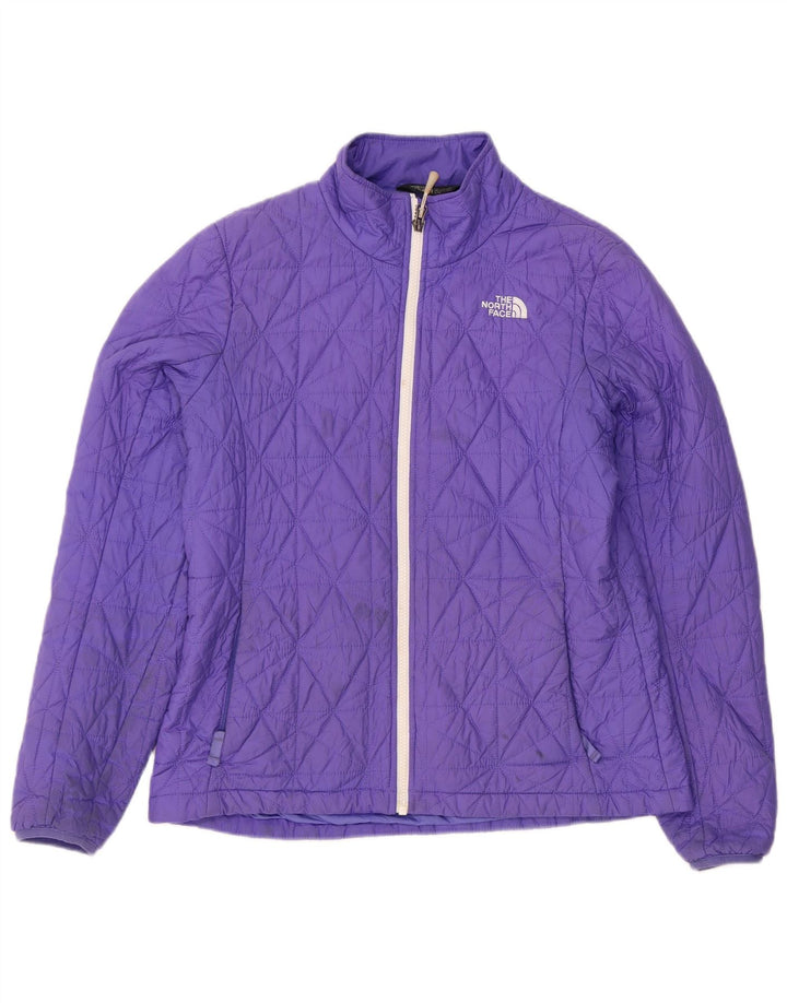 The North Face Dame Quiltet Jakke UK 16 Stor Lilla Nylon