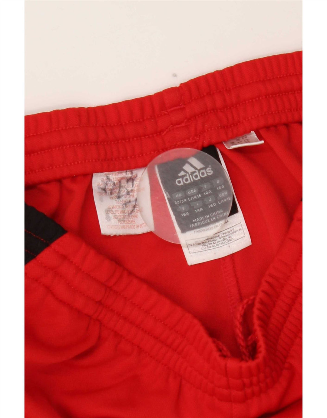Adidas Træningsdragtsbukser til drenge 13-14 år Rød Colourblock Polyester