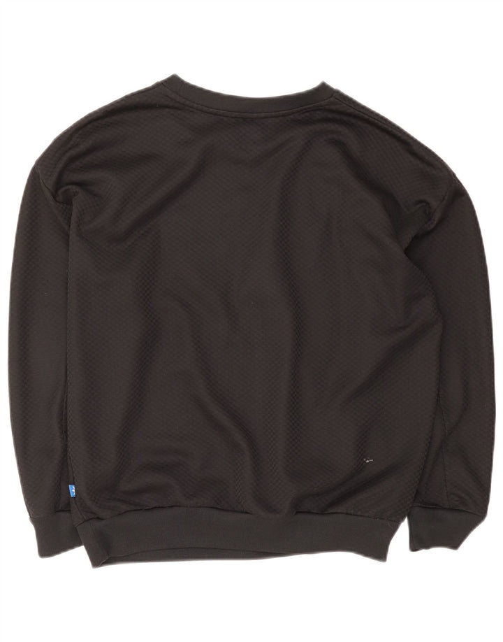 Adidas Graphic Sweatshirt Jumper UK 12 Medium Sort Polyester