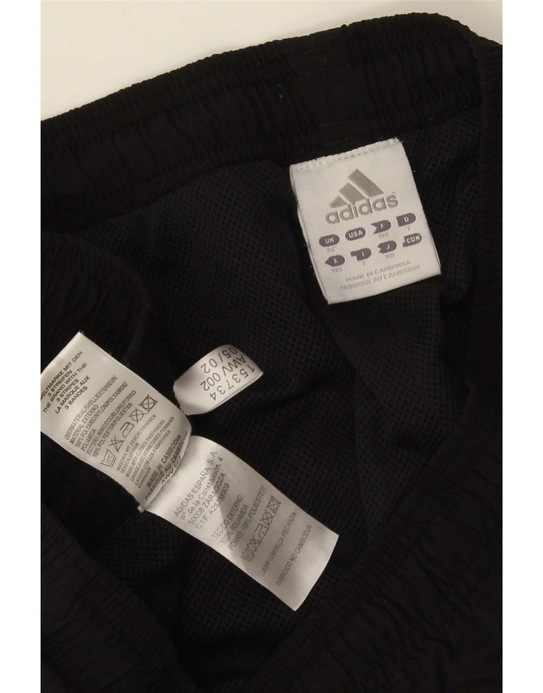 Adidas Træningsdragt til mænd Joggers Large Sort Polyester