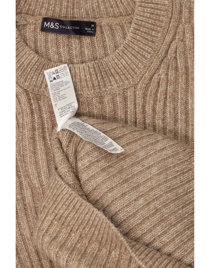 Marks & Spencer Dame sweater med rund hals DK 14 Medium Brun