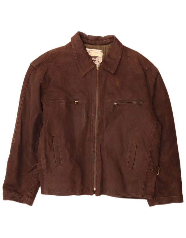 Vintage herre læderjakke UK 40 Large Brown