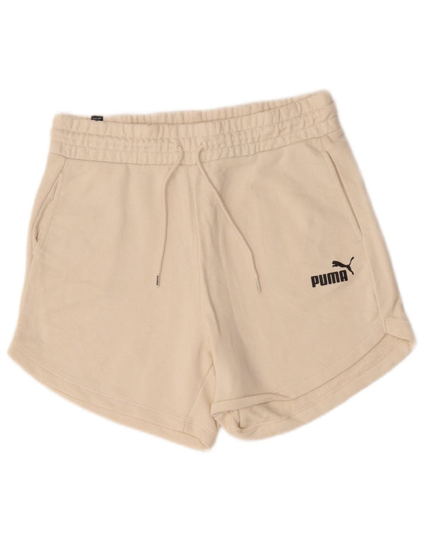 Puma Sportsshorts til kvinder UK 14 Medium Beige Bomuld