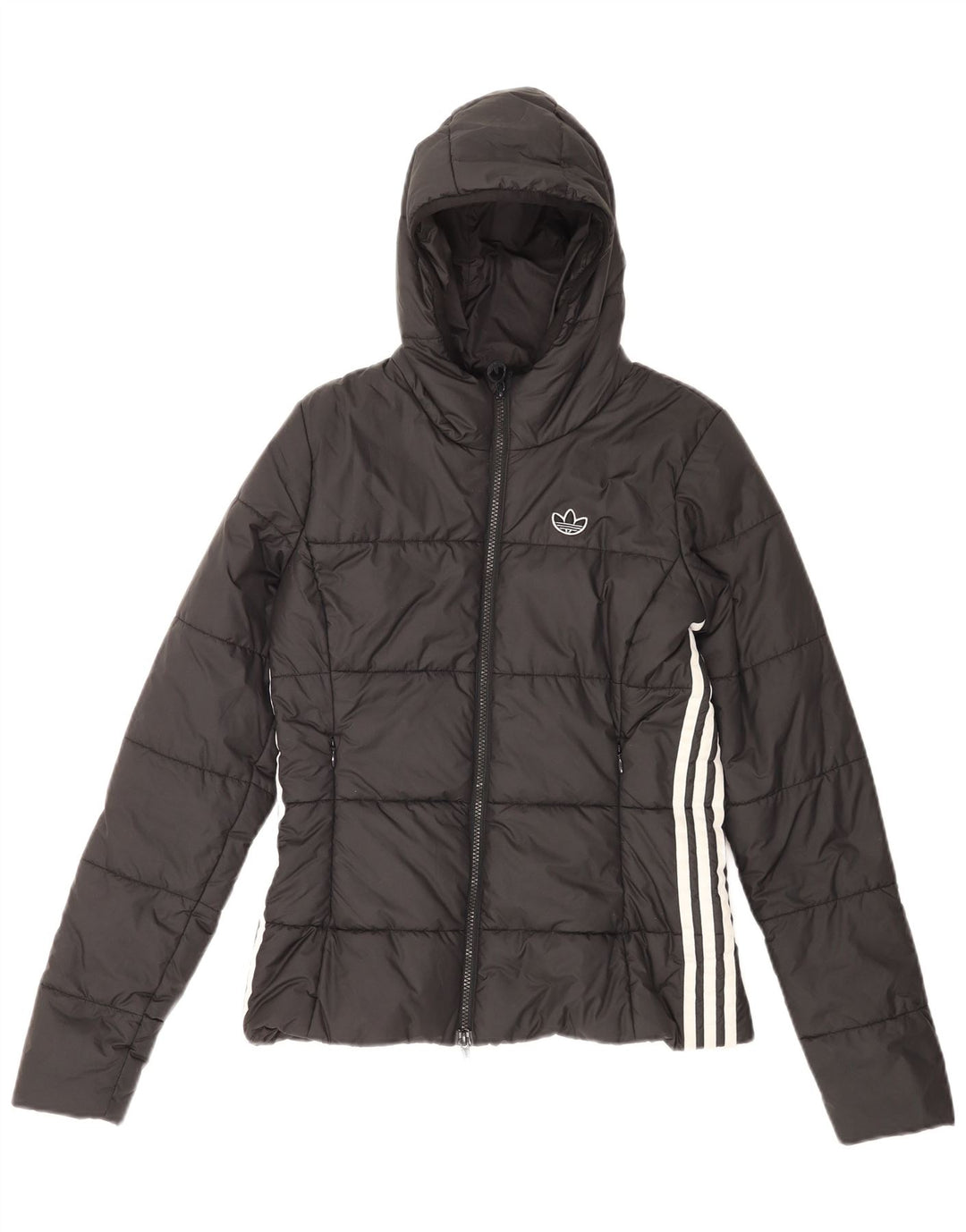 Adidas hættejakke til kvinder UK 8 Lille sort polyester