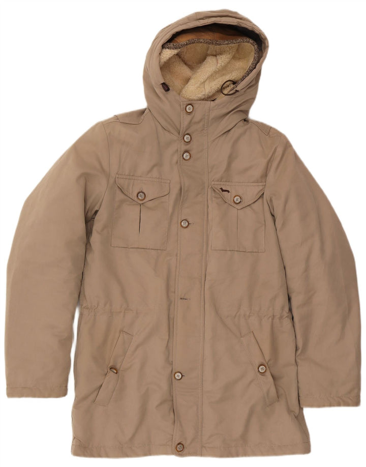 Harmont & Blaine Herre Hooded Parka Jacket UK 40 Large Beige