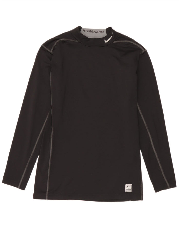 Nike Herre Top Langærmet Stor Sort Colourblock Polyester