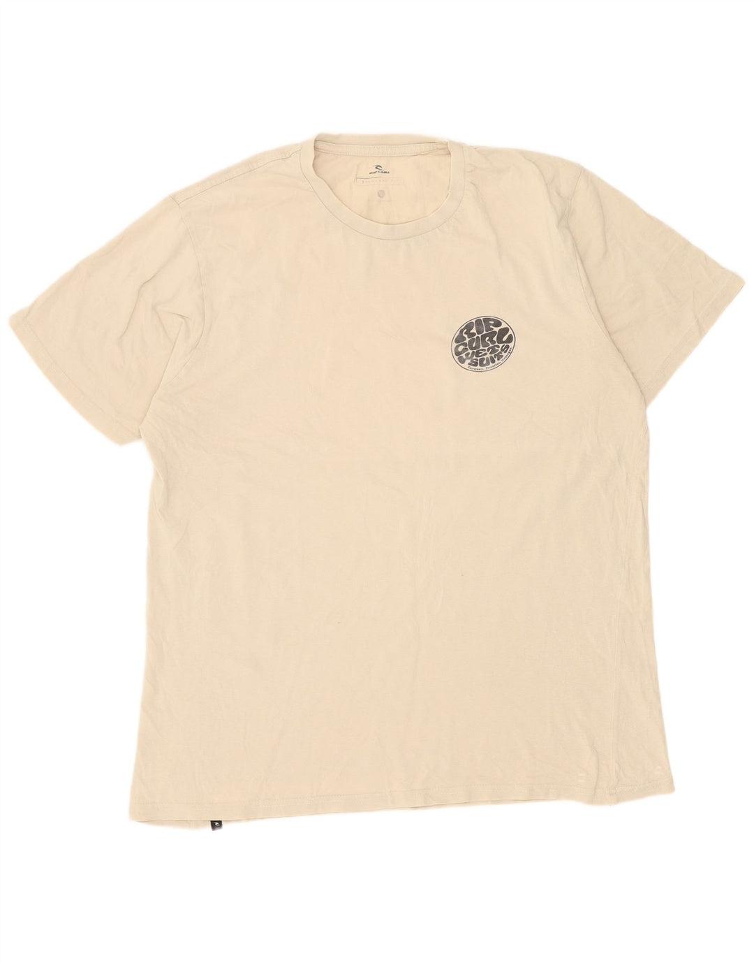 Rip Curl Herre T-Shirt Top Stor Beige