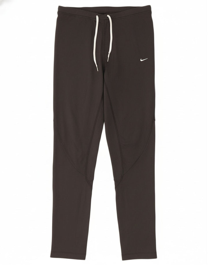 NIKE Womens Tracksuit Trousers UK 10/12 Medium Black