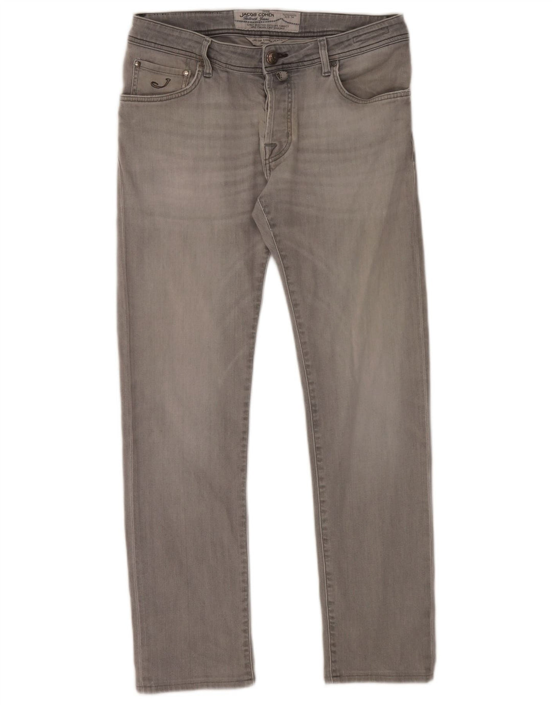 Jacob Cohen Herre Slim Jeans W34 L30 Grå Bomuld