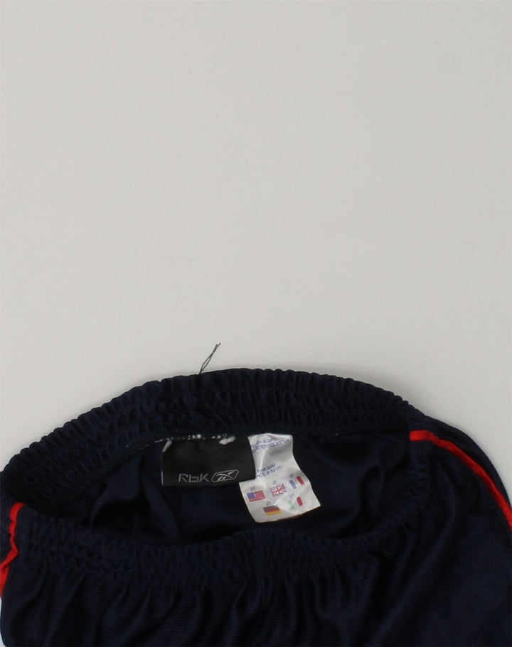 REEBOK Boys Sport Shorts 2-3 Years Navy Blue Polyester Vintage Reebok and Second-Hand Reebok from Messina Hembry 