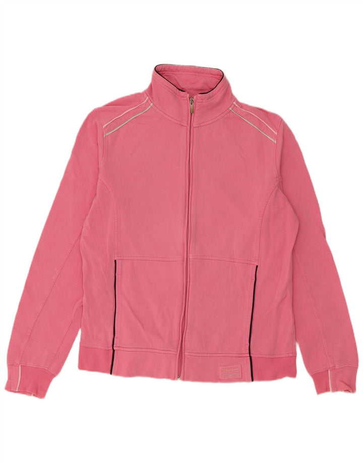 Champion Womens Easy Fit træningsdragt Topjakke UK 14 Large Pink