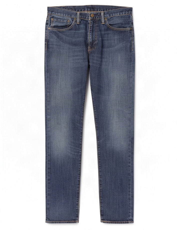 Levi's Herre 505 Straight Jeans W32 L32 Blå Bomuld