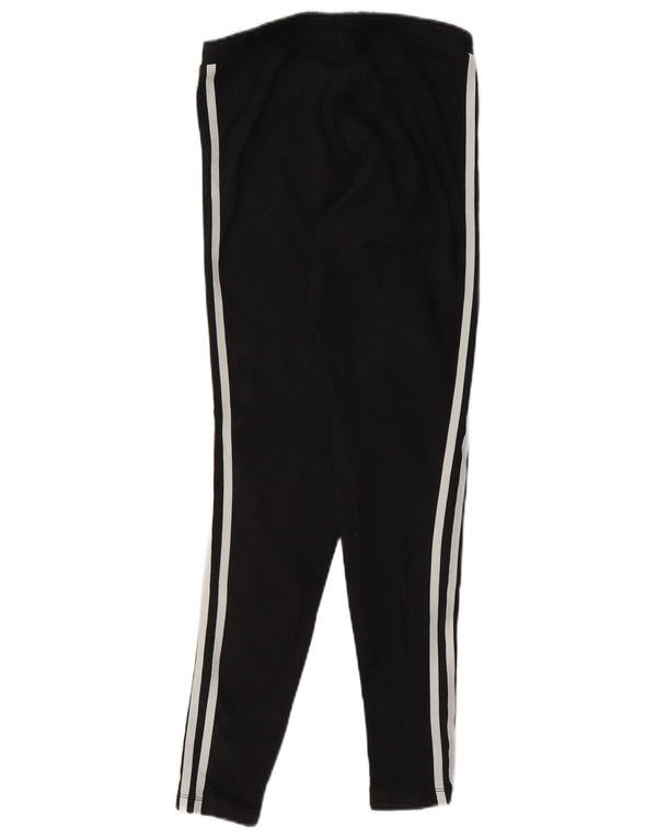 Adidas Dame Leggings UK 10 Small Black Bomuld
