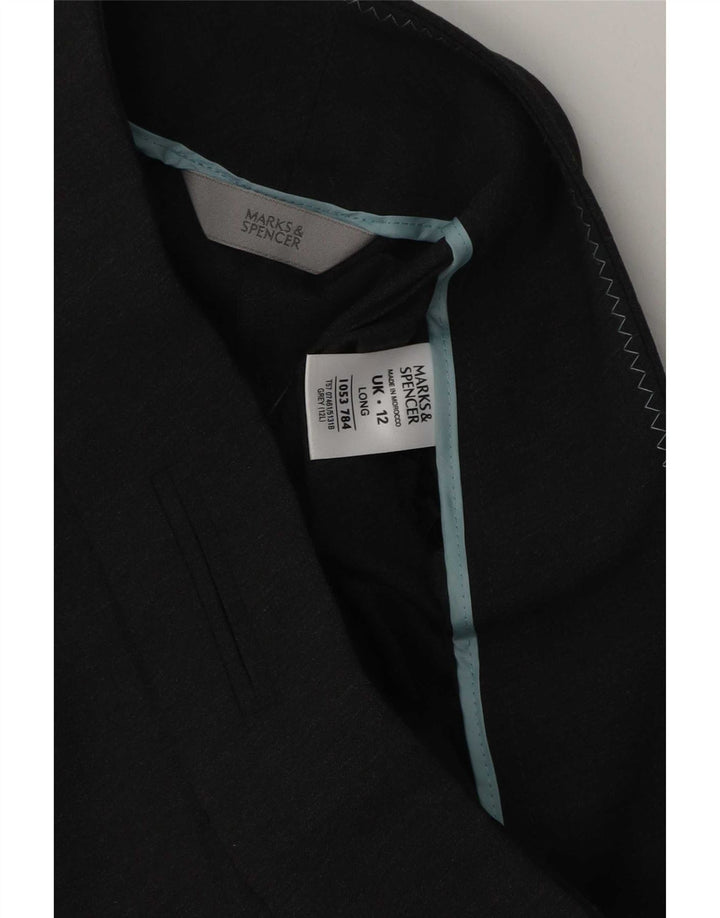 Marks & Spencer Dame Bootcut Suit Bukser UK 12 Medium W32 L31 Grå