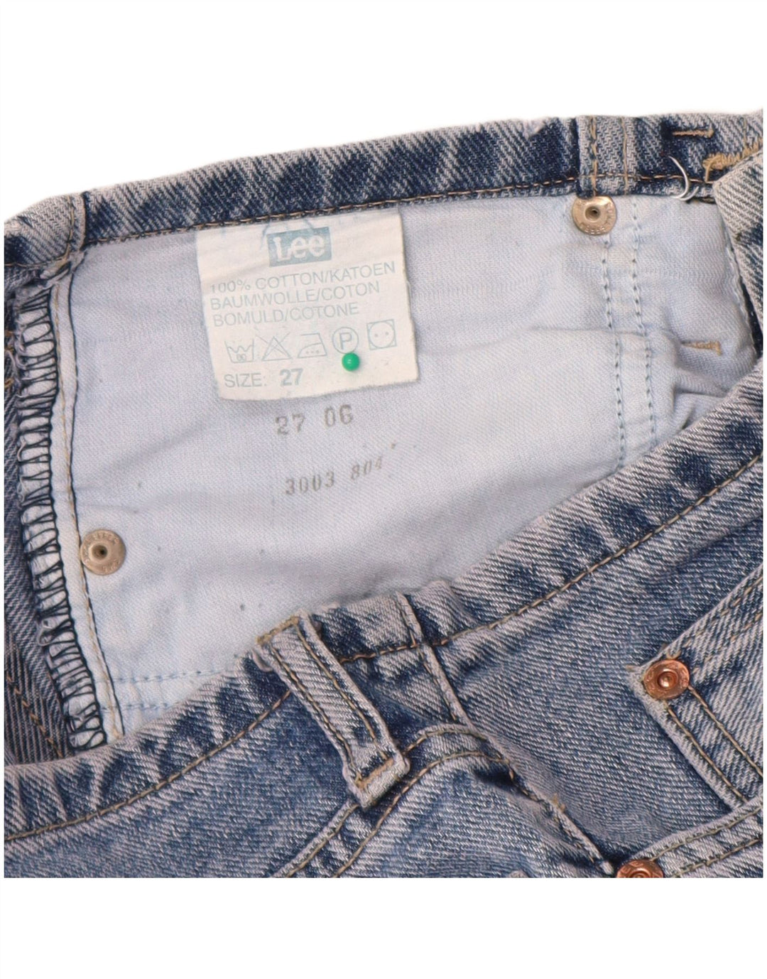 Lee Dame Bootcut Jeans W27 L28 Blå Bomuld