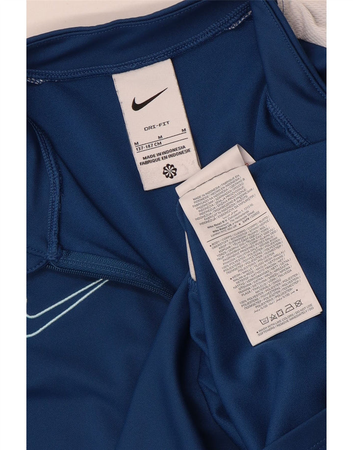Nike Boys Dri Fit Pullover Træningsdragt Top 10-11 år Medium Blå
