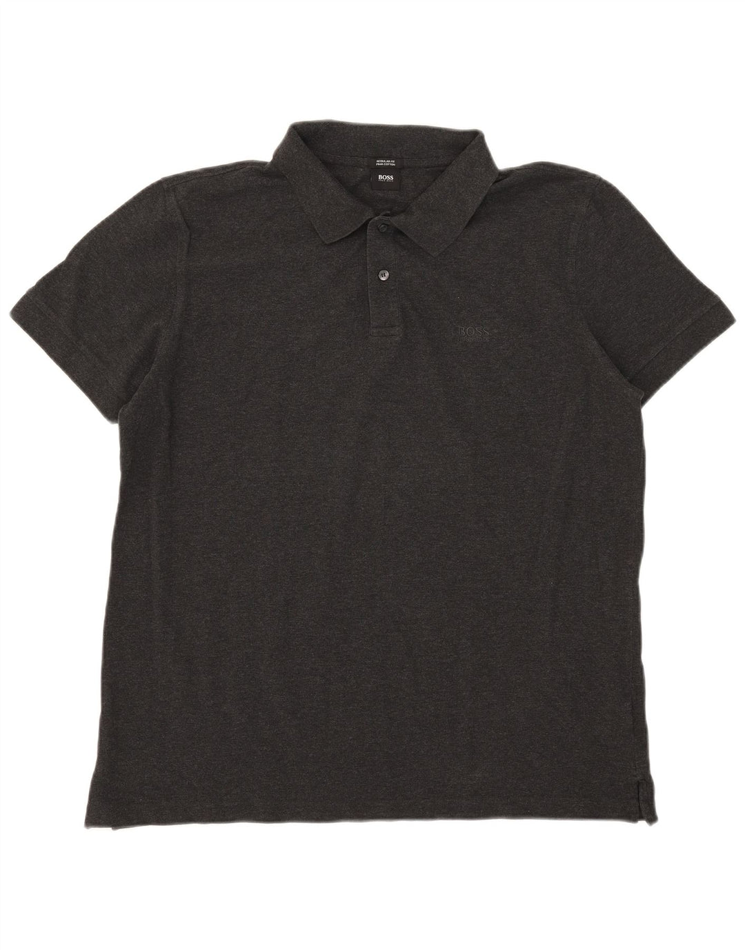 Hugo Boss Herre Regular Fit Polo Shirt 3XL Grå Bomuld